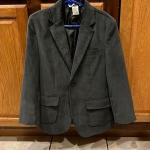 Luca Gabriel boys gray poly cord blazer